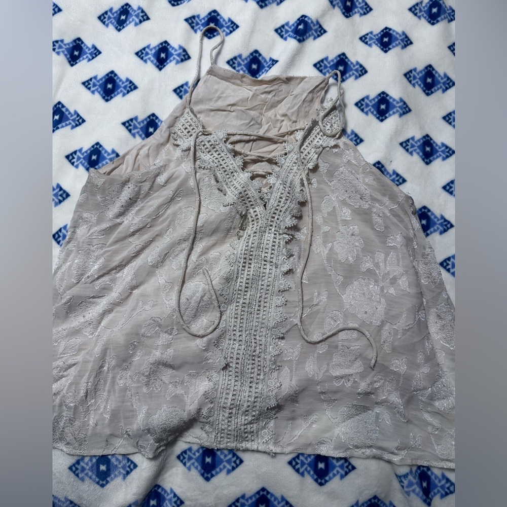 MissMe Lace-Up Top